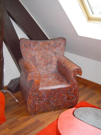 fauteuil "hommage à Pollock"